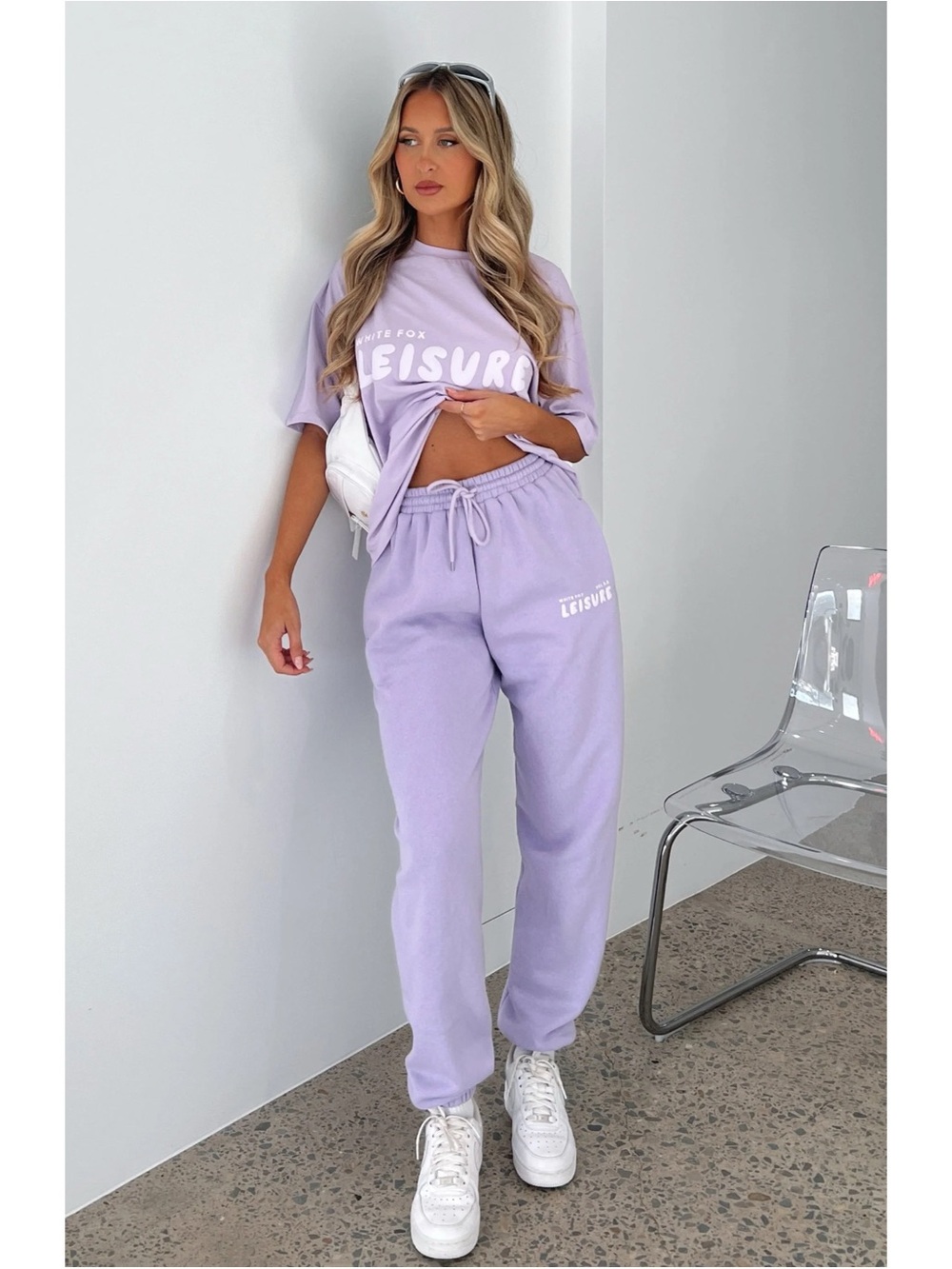 NWOT White Fox OffStage Sweatpants Lilac XXS